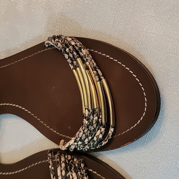 Tory Burch Mignon Rings Sandals Women's Size 10 But Fits Like A 9.5 - Picture 4 of 14